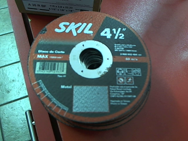 Precio 800,00 skil  disco de corte para metal de 4-12 x 3mm
