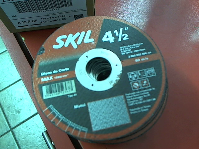 Precio 800,00 skil  disco de corte para metal de 4-12 x 3mm