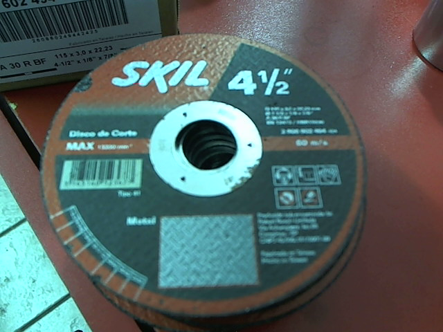 Precio 800,00 skil  disco de corte para metal de 4-12 x 3mm