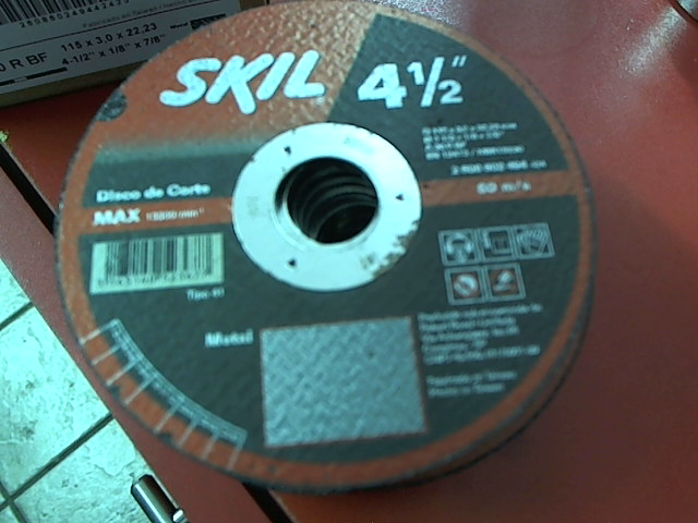 Precio 800,00 skil  disco de corte para metal de 4-12 x 3mm