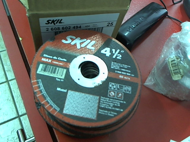 Precio 800,00 skil  disco de corte para metal de 4-12 x 3mm