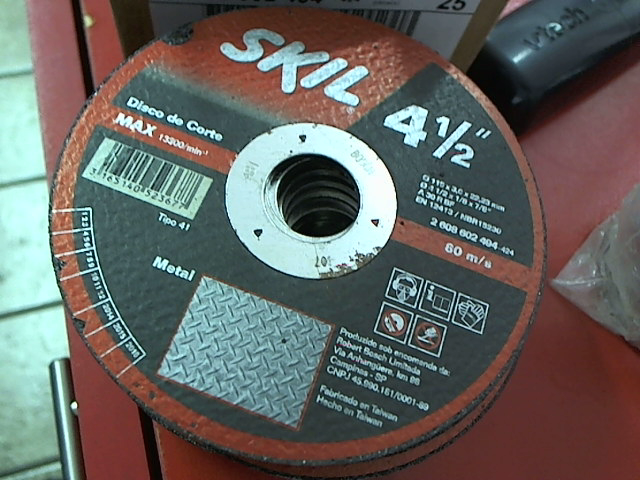 Precio 800,00 skil  disco de corte para metal de 4-12 x 3mm