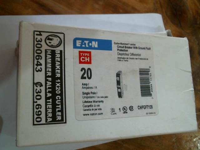 Precio 20 000,00 20amp  breaker eaton