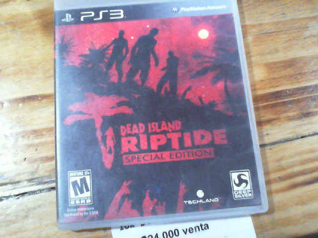Precio 7 000,00 dead island riptide  juego play 3