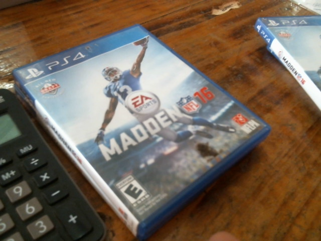 Precio 4 000,00 madden 16  juego de ps4