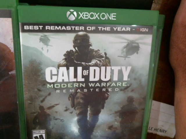 Precio 12 000,00 call of dutty mw  juego de xbox