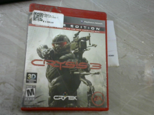 Precio 6 000,00 crisis 3 juego ps3
