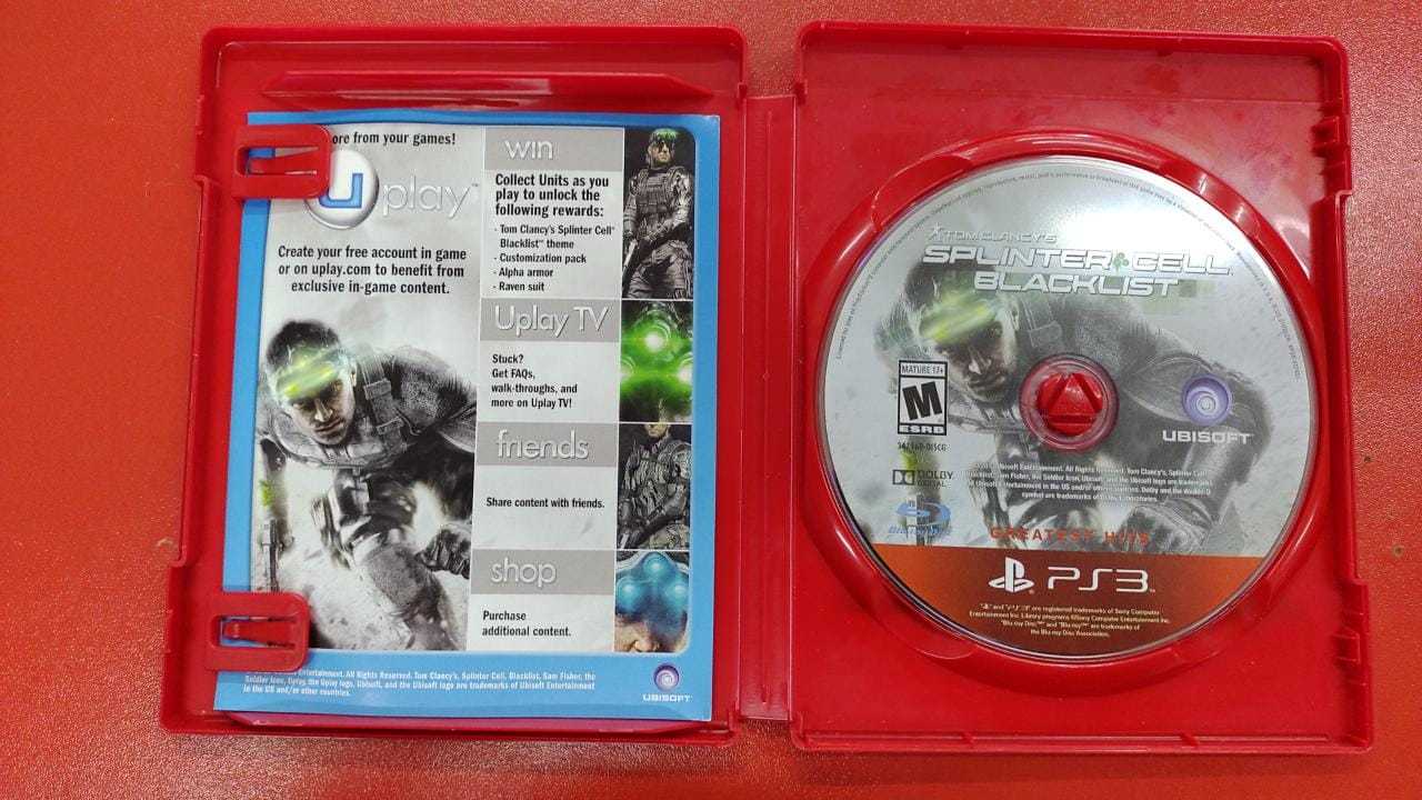 Precio 6 000,00 ps3  splinter cell blacklist