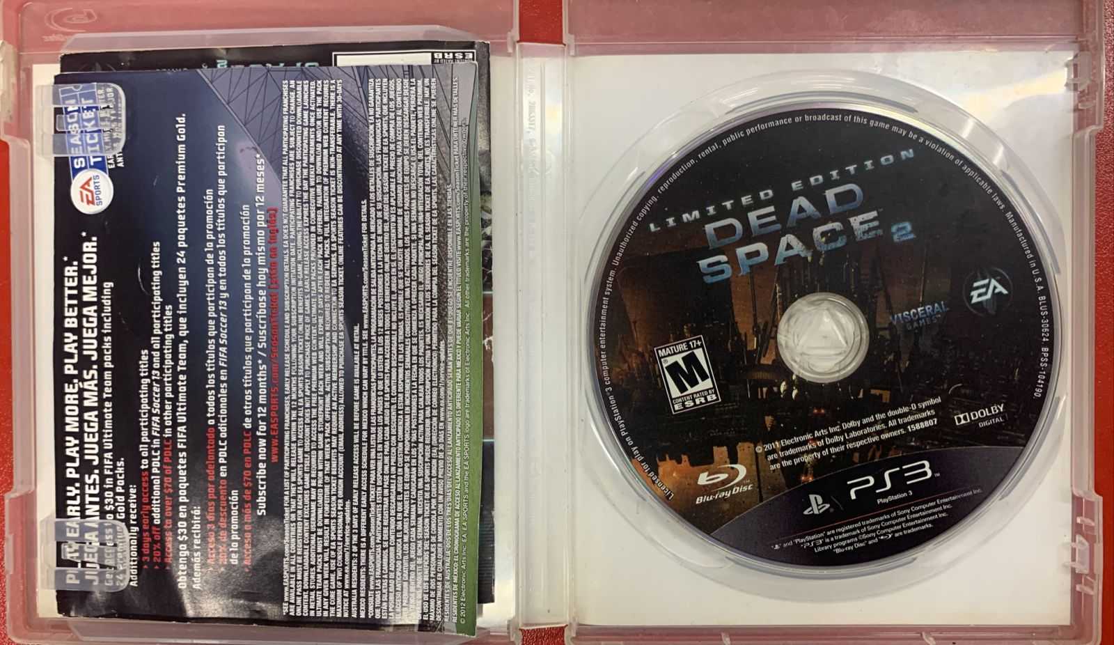 Precio 8 000,00 PS3  Dead Space 2