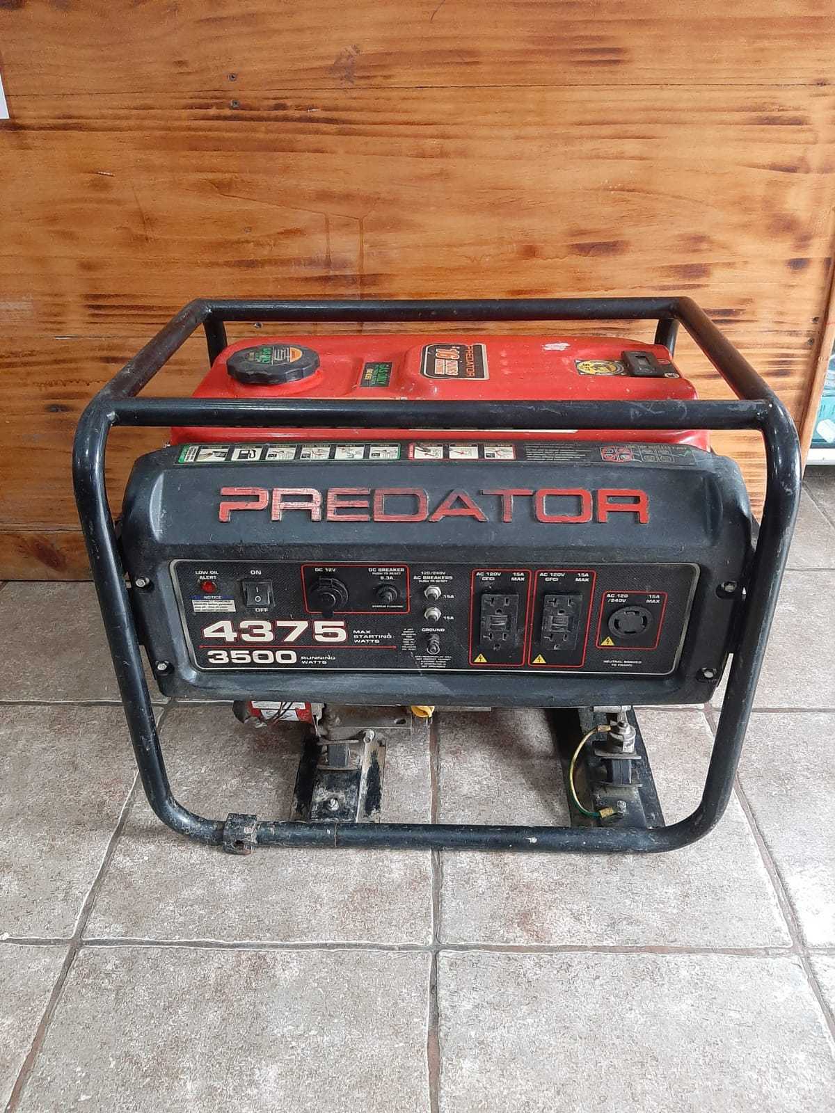 Precio 295 000,00 predator 3500w  generador gasolina