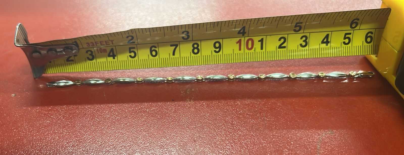 Precio 156 000,00   Pulso de oro blanco y oro rosa largo 16cm