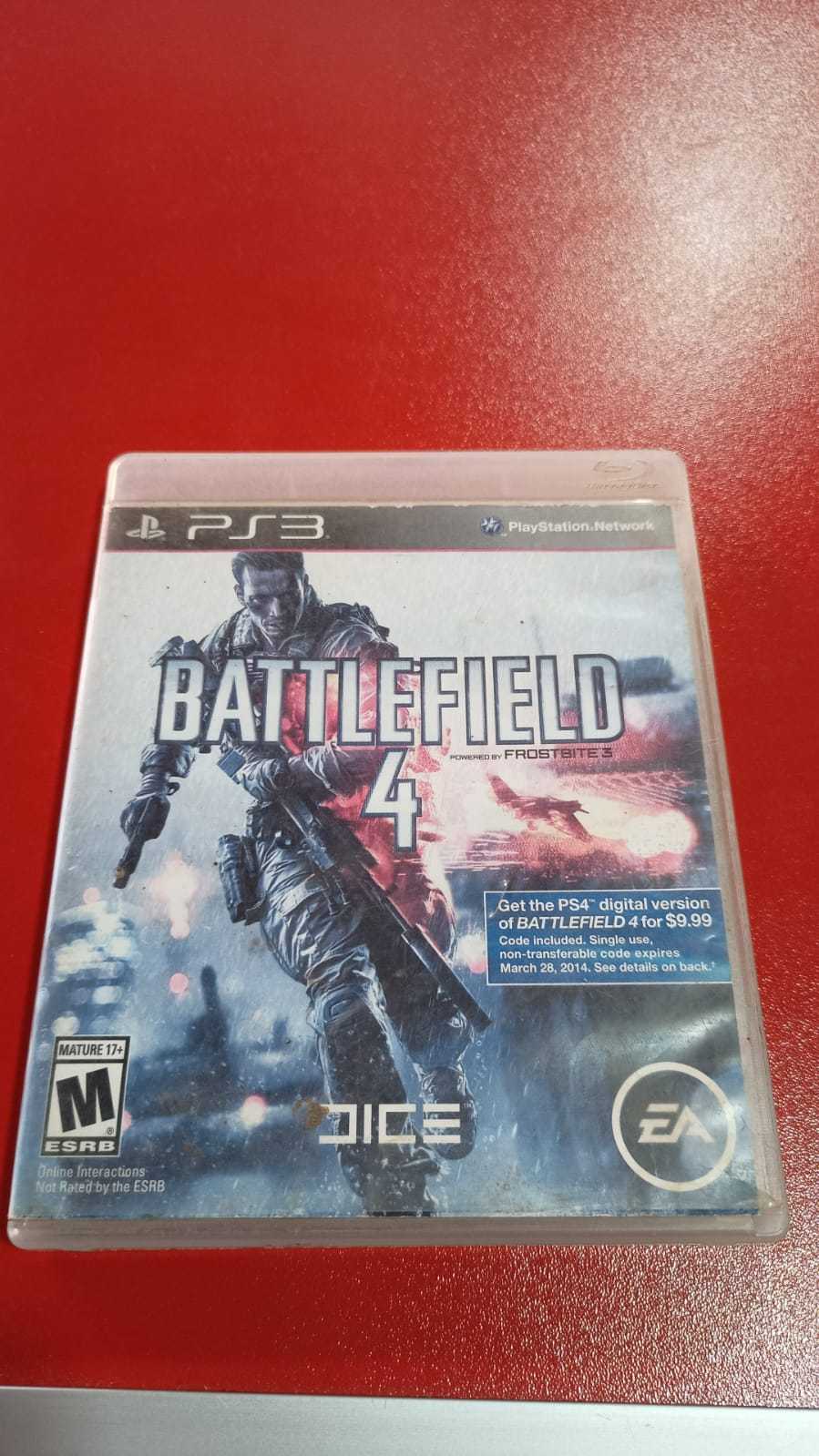 Precio 4 000,00 SONY  JUEGO BATTLEFIELD 4 PS3