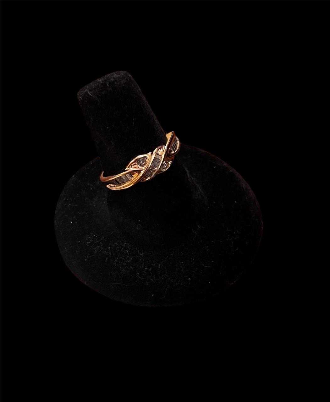 Precio 175 000,00   Anillo con diamantes baguette talla 7