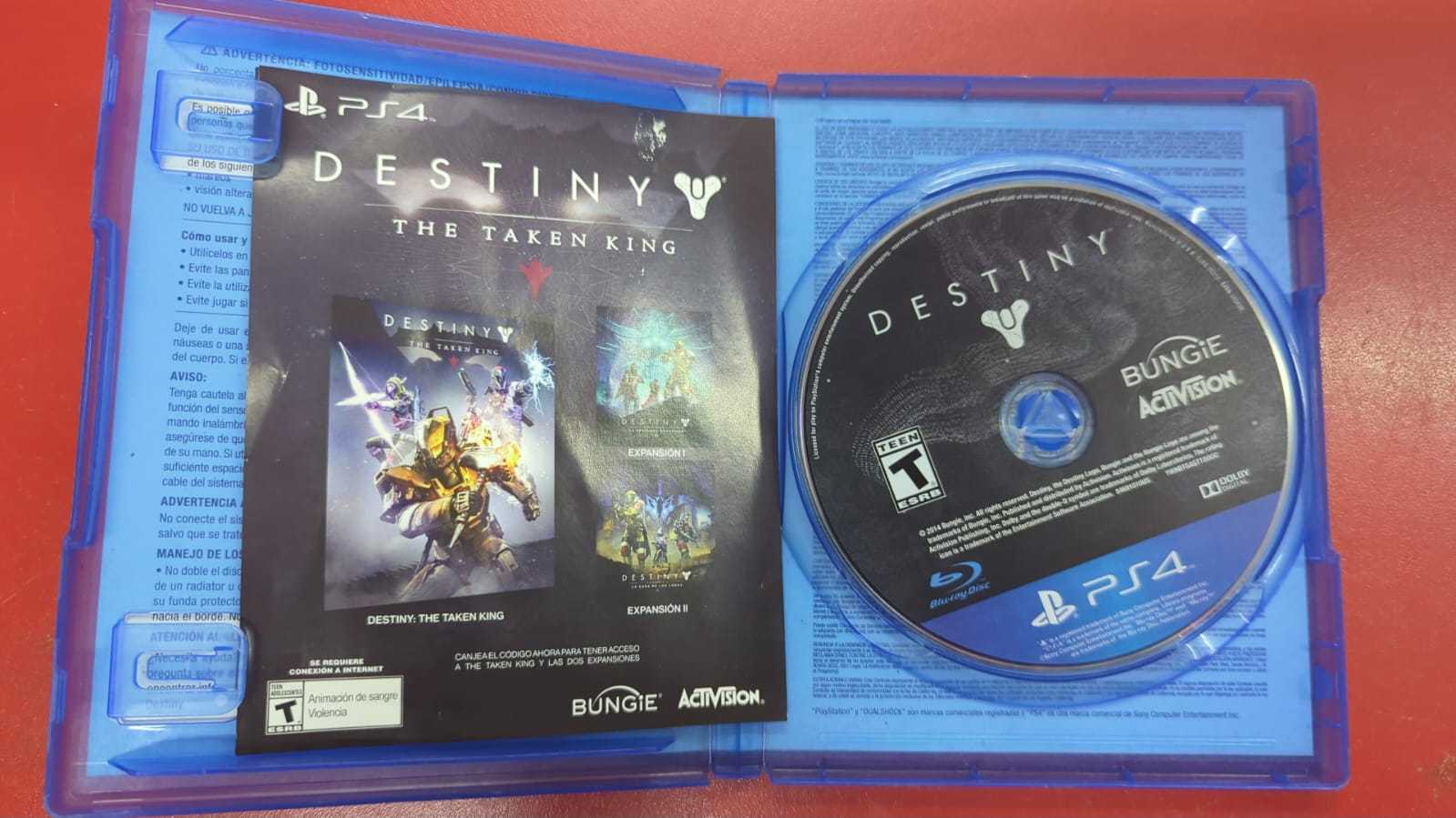 Precio 7 000,00 sony  juego de ps4 destiny taken ring