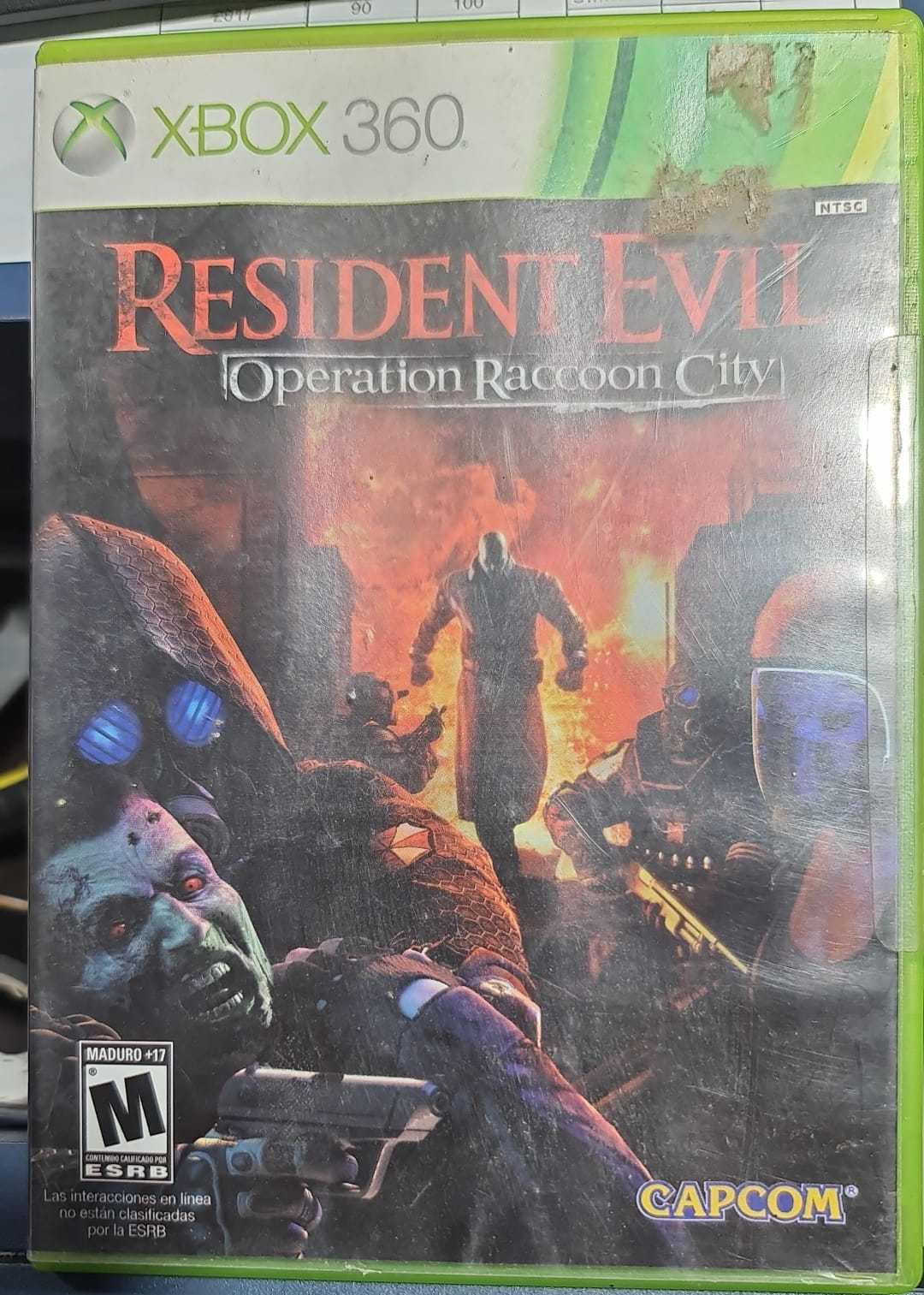 Precio 6 000,00 XBOX XBOX 360 JUEGO RESIDENT EVIL - OPERATION RACCOON CITY