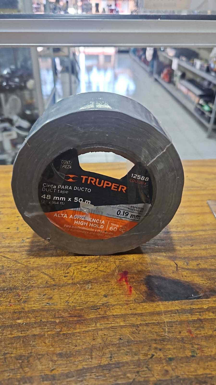 Precio 4 000,00 truper  Cinta para ducto 48mm x 50 m