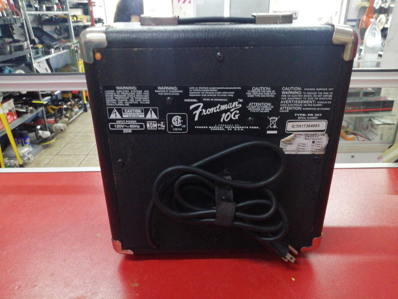 Precio 60 000,00 Fender Frontman Frontman 10G Amplificador de guitarra eléctrica Fender Frontman 10G