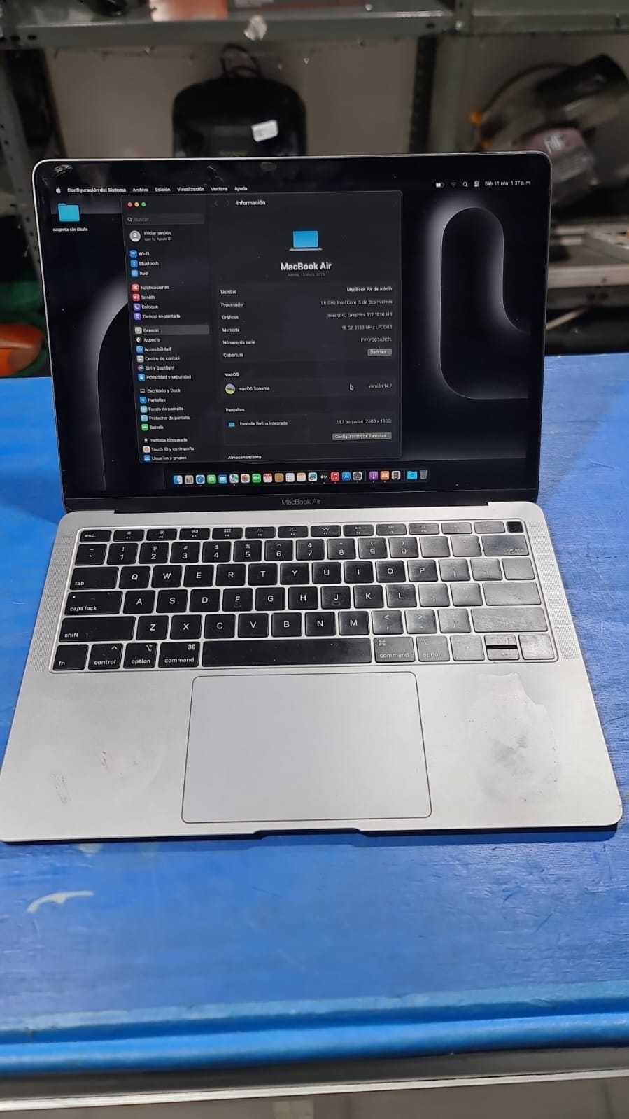 Precio 145 000,00 APPLE MACBOOK AIR 2018 MACBOOK 2018 I5 CARGADOR ESTUCHE 874 ciclos