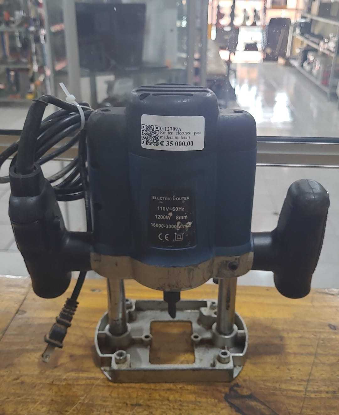 Precio 35 000,00 toolcraft  Router electrico para madera