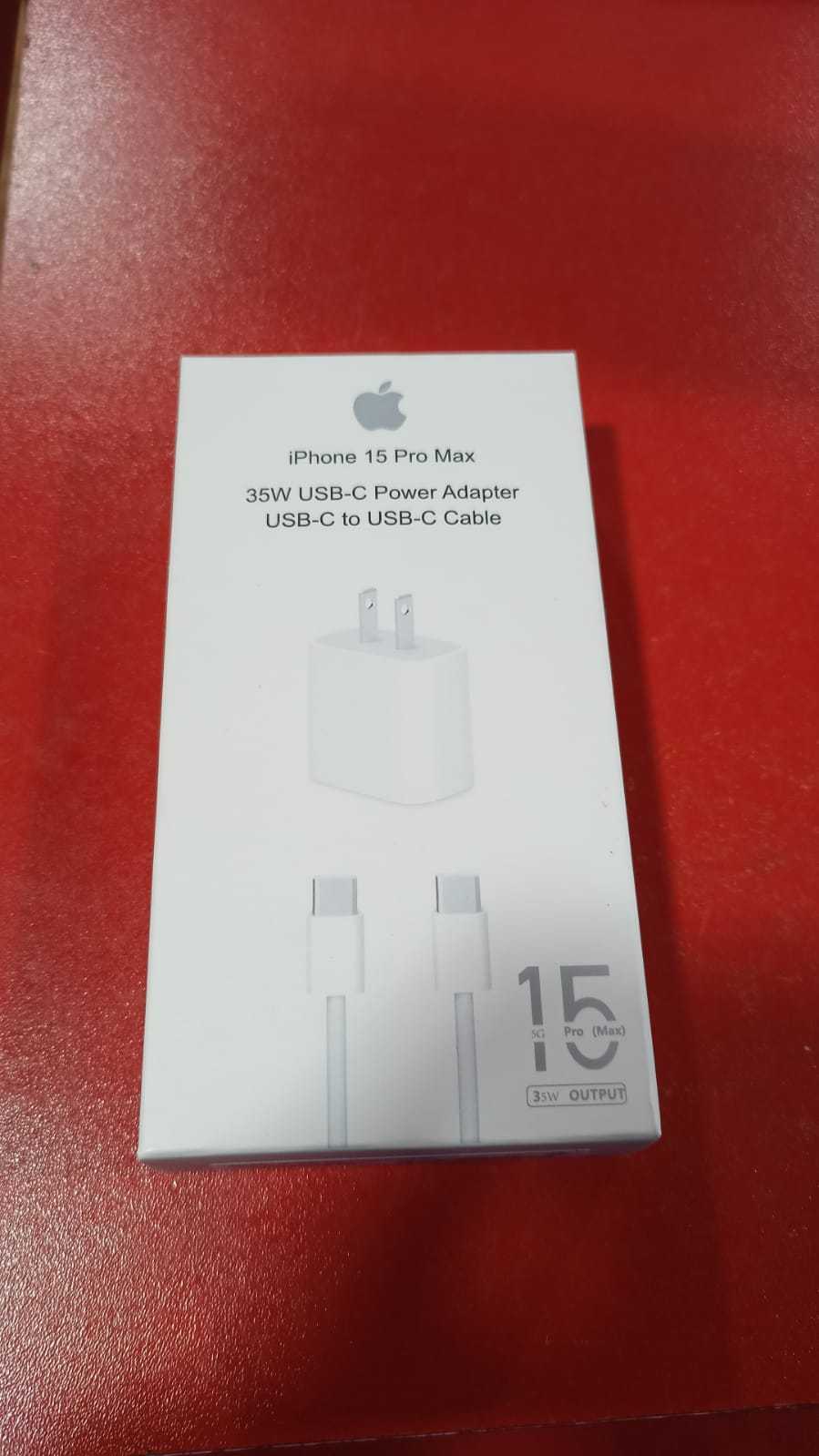 Precio 8 500,00 generico  Cargador iPhone USB-C A USB-C generico 35W 1m cable