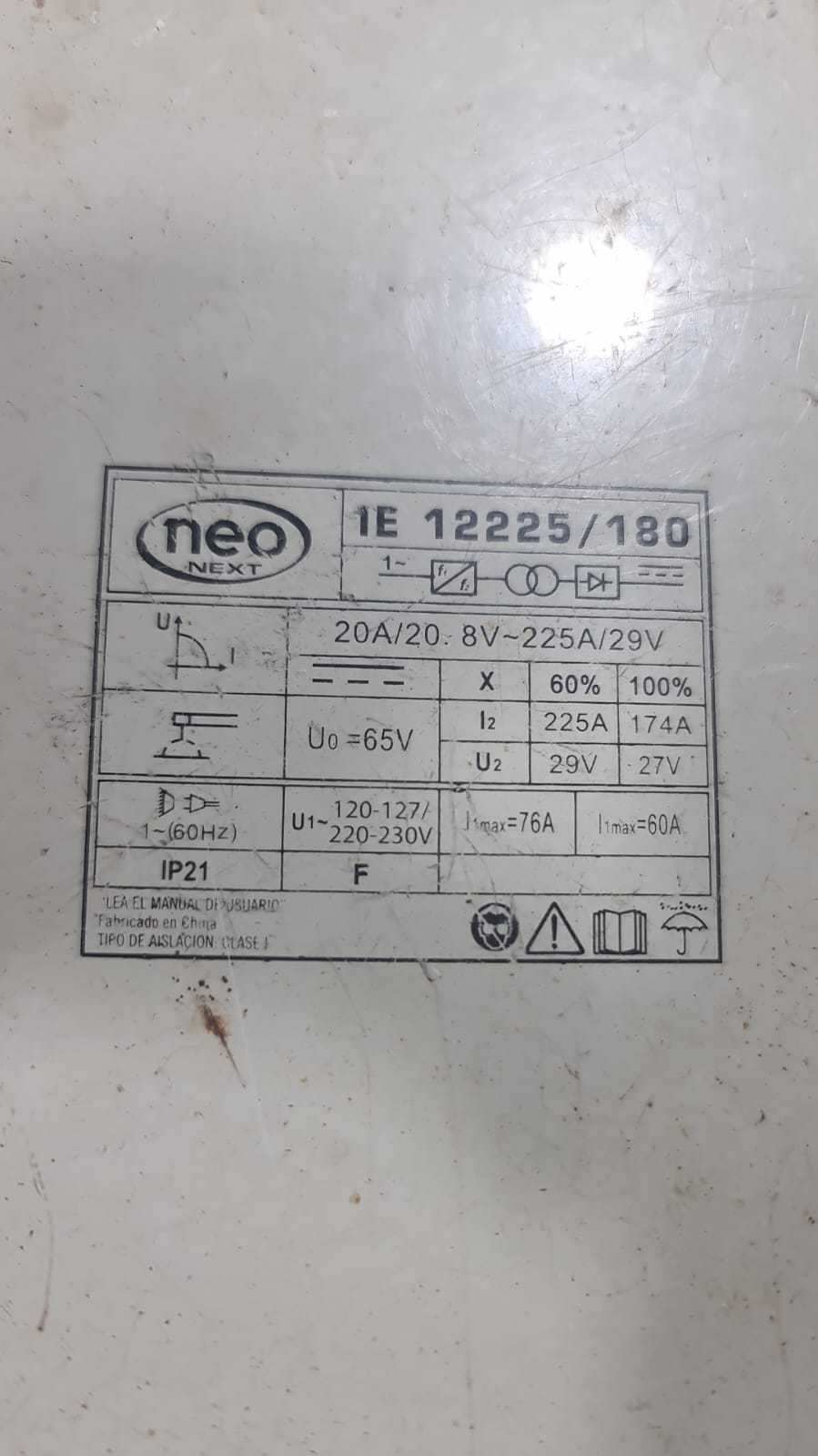 Precio 85 000,00 NEO  INVERSOR 180
