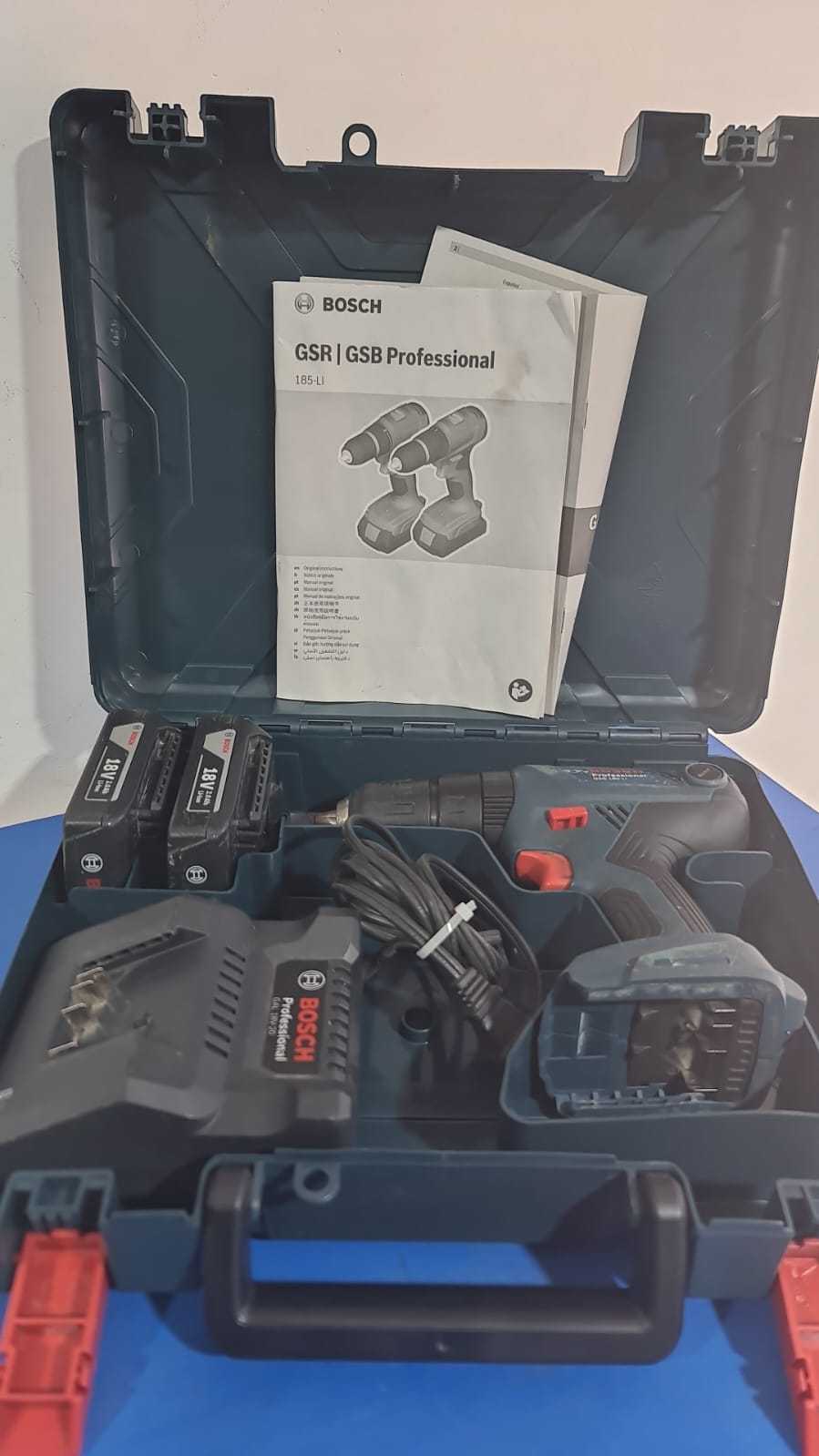 Precio 95 000,00 BOSCH GSB 180-LI Taladro Percutor Inalámbrico 18v 12 EN CAJA CON DOS BATERIAS Y CARGADOR