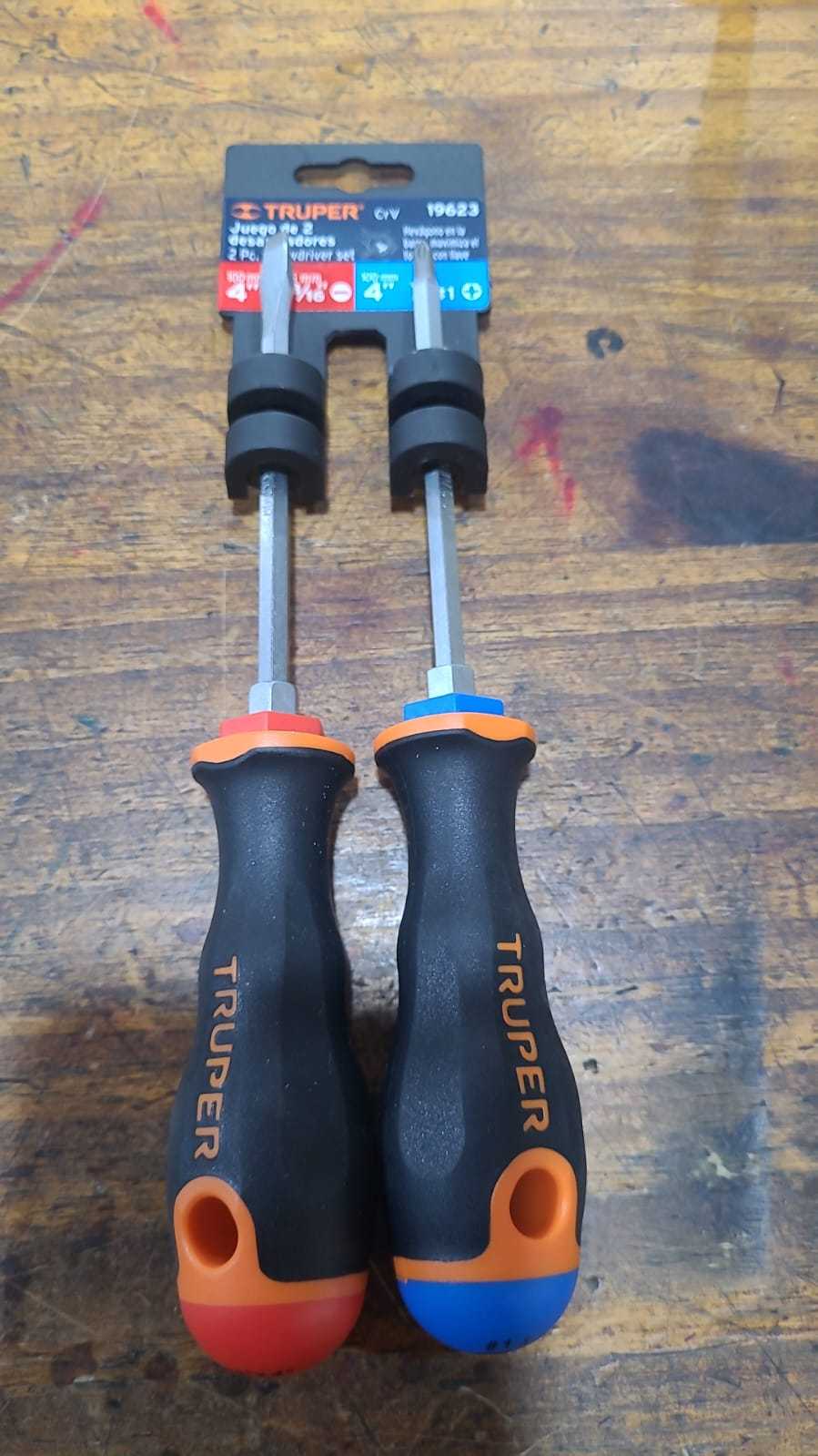 Precio 4 000,00 truper  Duo de desatornilladores