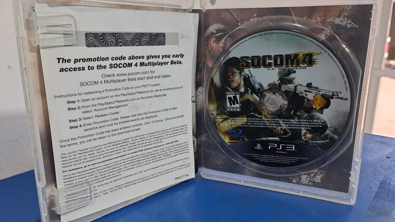 Precio 5 000,00 PS3  JUEGO PS3 SOCOM 4