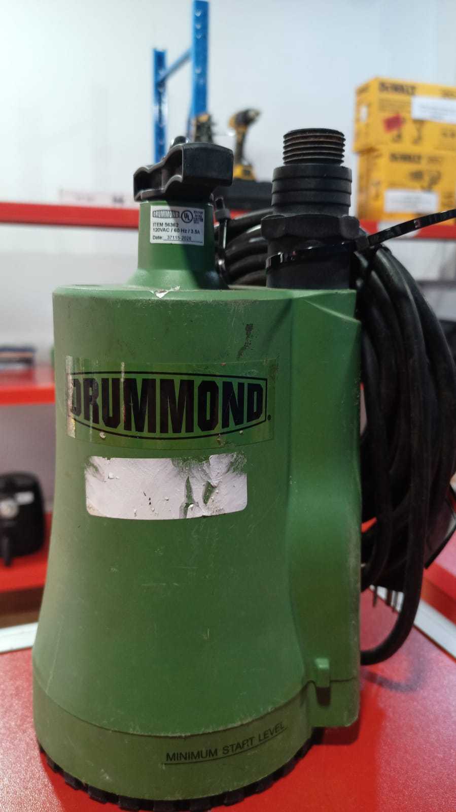 Precio 30 000,00 drummond  Bomba electrica sumergible 1.3 hp 8 m