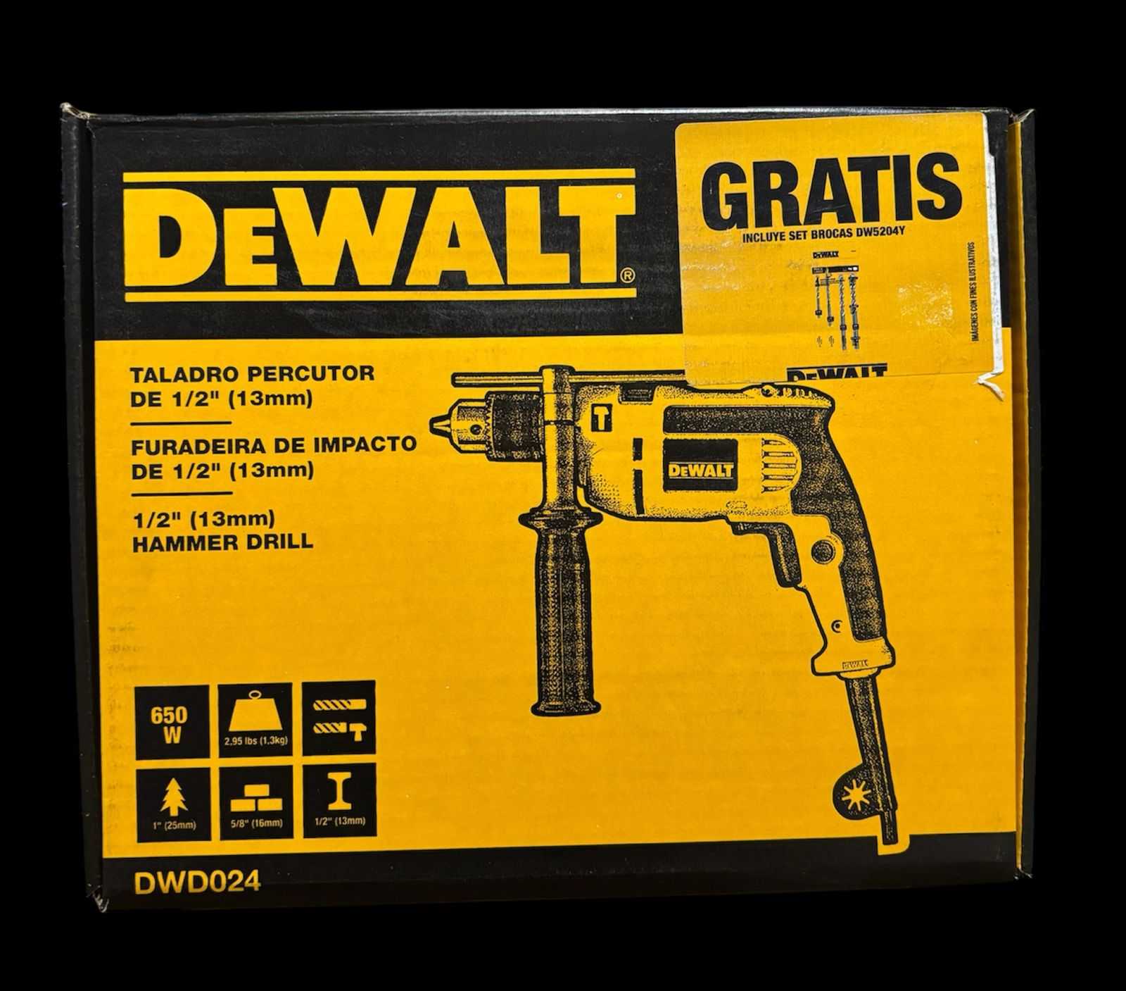 Precio 50 000,00 dewalt dwd024 Taladro percutor 650w