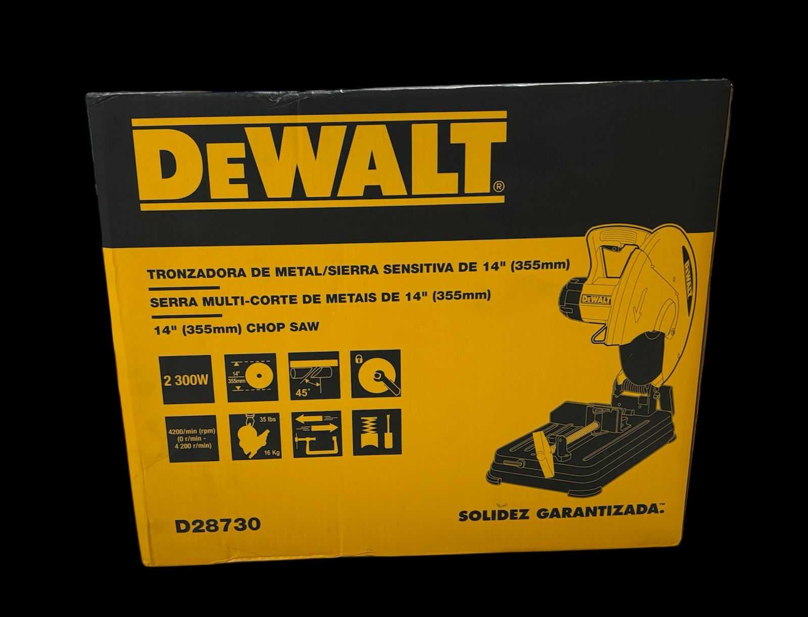 Precio 145 000,00 dewalt d28730-b3 Tronzadora electrica 14 pulgadas con 4 discos en caja