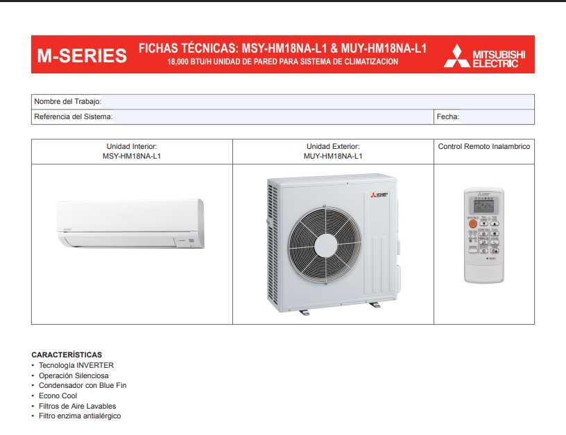 Precio 250 000,00 Mitsubishi Electric MUY HM18NA Aire acondicionado Mitsubishi Electric MUZ HM18NA 18 000 BTU Tecnología INVERTER en caja nuevo