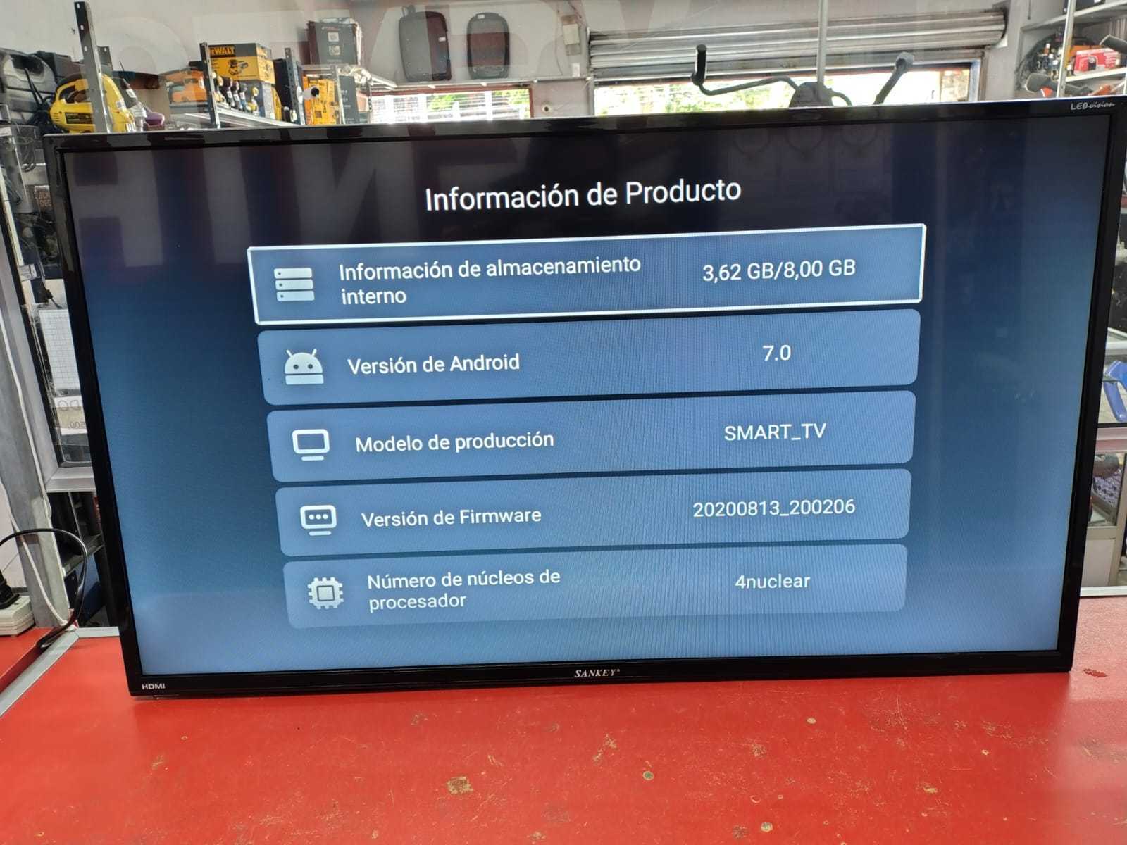 Precio 85 000,00 Sankey CLED 40SID5 Pantalla 40 pulgadas smart tv android 7.0 CON CONTROL ORIGINAL