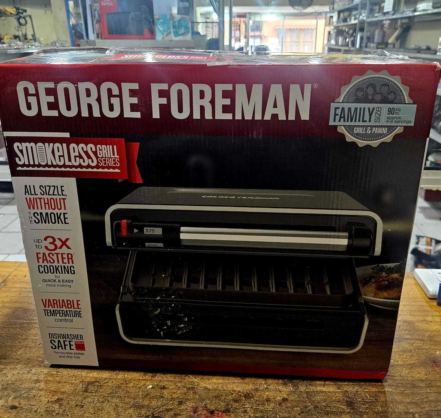 Precio 35 000,00 foreman  Parrilla electrica en caja Nueva