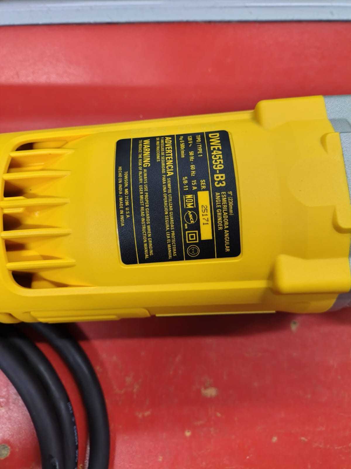Precio 118 000,00 dewalt dwe4559 Esmeriladora 9 pulgadas nueva en caja