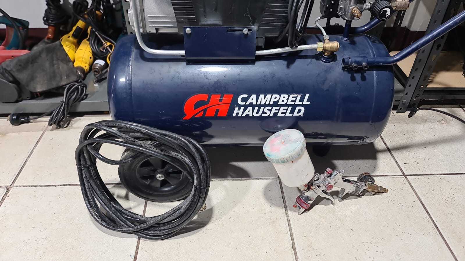 Precio 120 000,00 CAMPELL HAUSFELD  COMPRESOR 50 LITROS CON MANGUERA Y PISTOLA