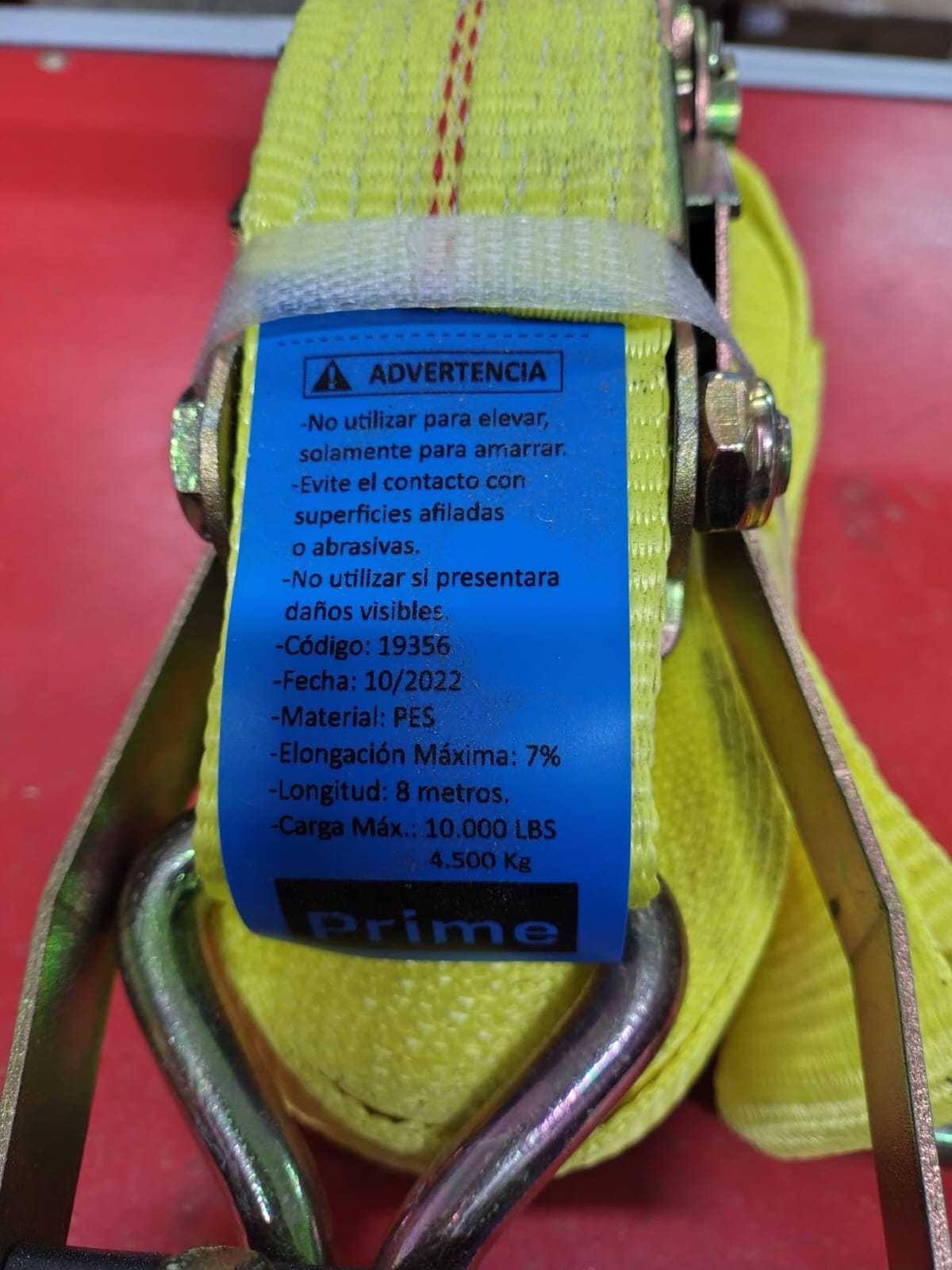 Precio 12 000,00 Prime  Linga 10.000lbs  2 pulgadas 8 metros