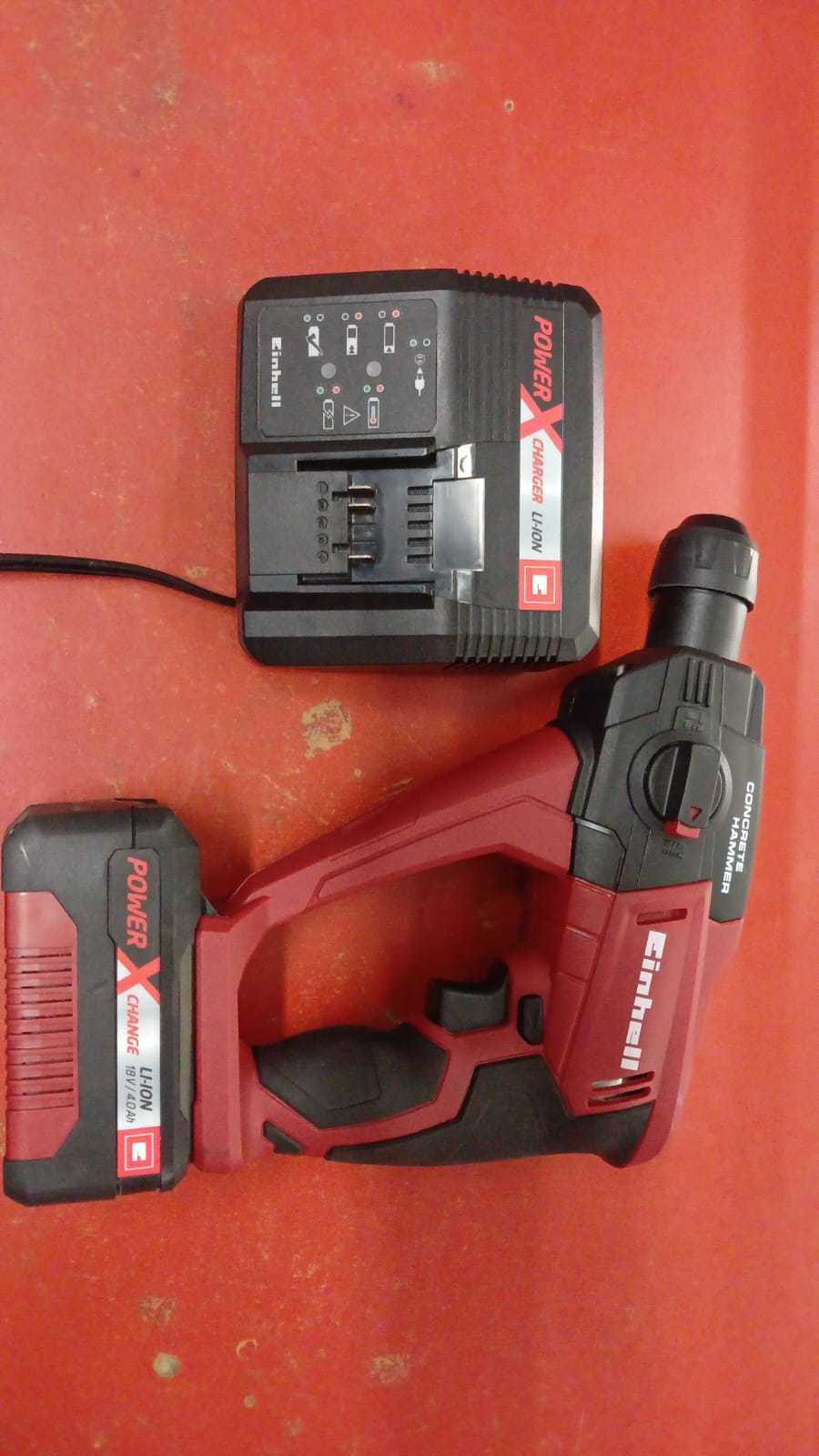 Precio 65 000,00 Einhell TE HD 18 Li rotomartillo 1.2 j    bateria 18v 4 amp  con cargador