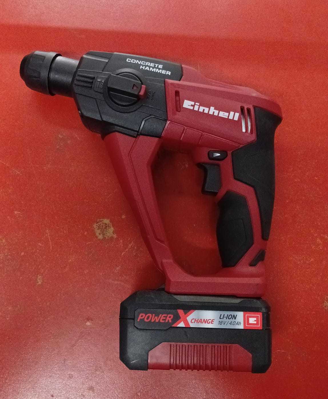 Precio 65 000,00 Einhell TE HD 18 Li rotomartillo 1.2 j    bateria 18v 4 amp  con cargador