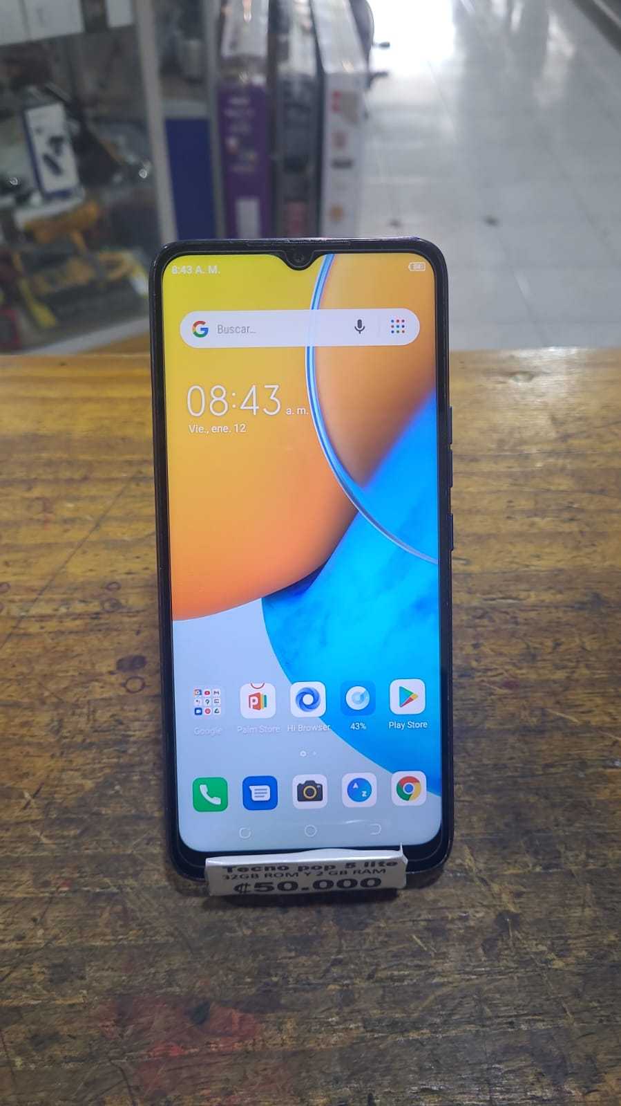 Precio 50 000,00 tecno pop 5 lte celular 32g y 2ram