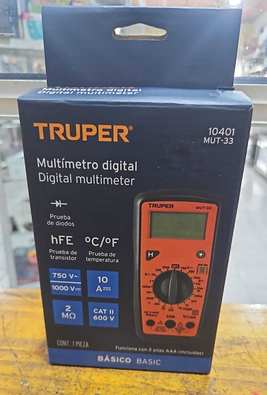 Precio 12 000,00 truper mut-33 Multimetro digital de agujas