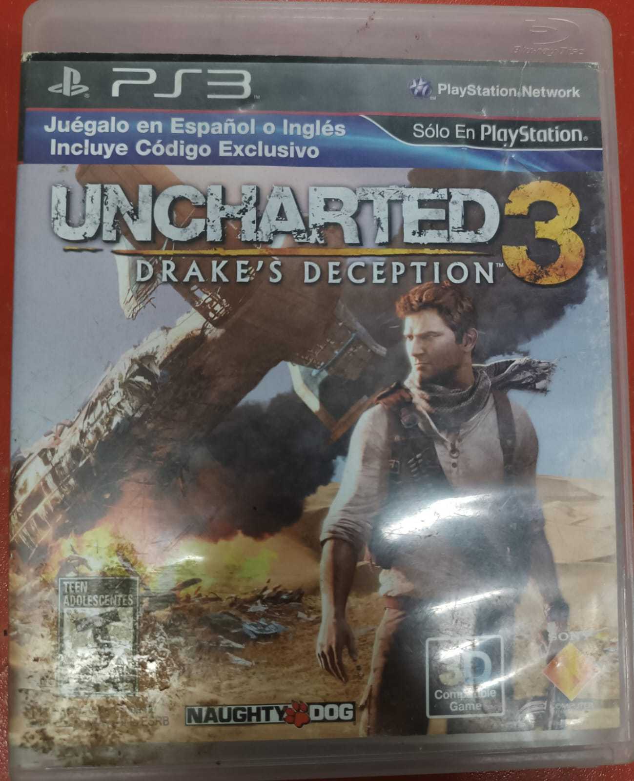 Precio 5 000,00 Naughty Dog Uncharted 3 Juego ps3