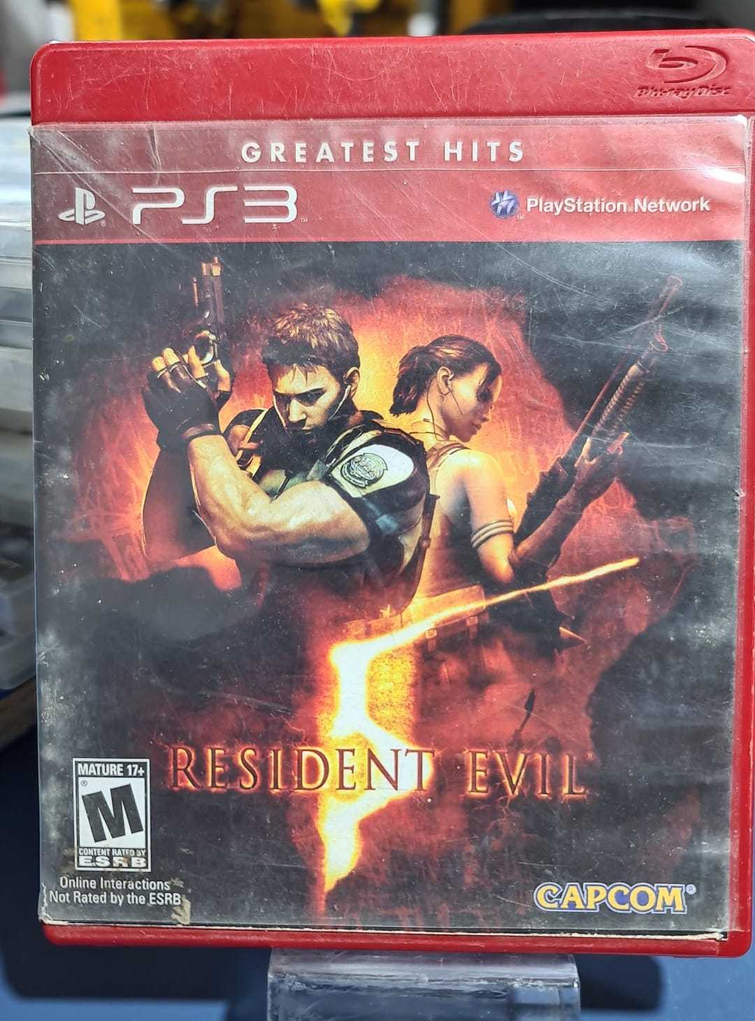 Precio 5 000,00 PS3  JUEGO PS3 RESIDENT EVIL 5