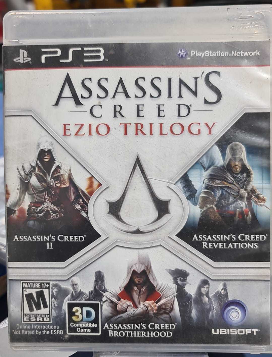 Precio 5 000,00 PS3  JUEGO PS3 ASSASSINS CREED EZIO TRILIGY