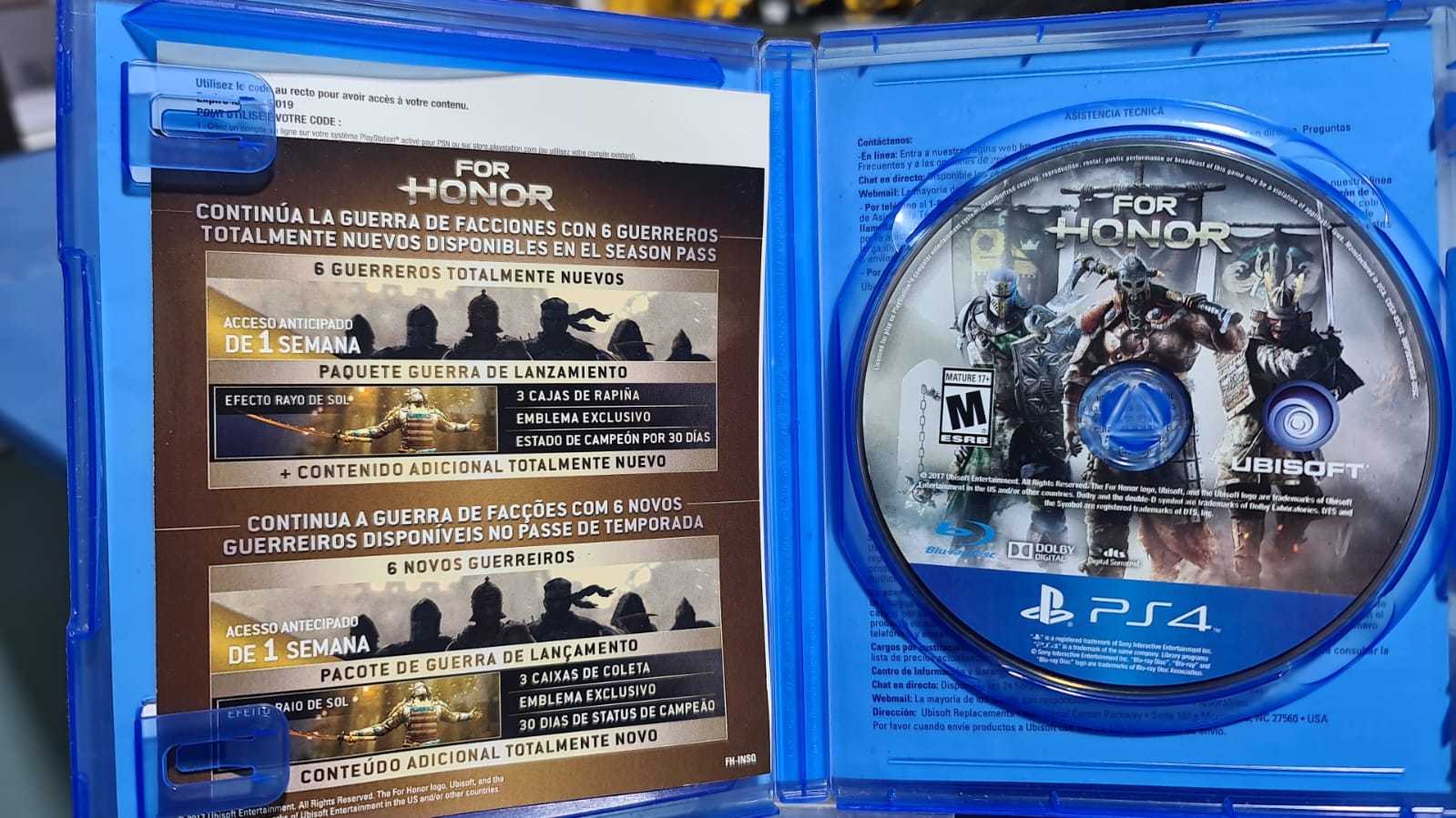 Precio 7 000,00 PS4  JUEGO PS4 FOR HONOR