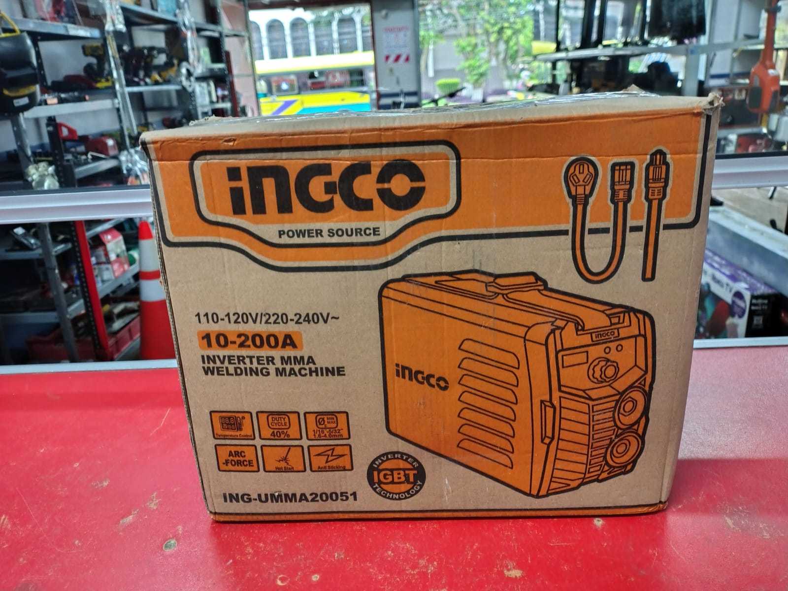 Precio 80 000,00 Ingco umma20051 Soldador inversor INGCO umma20051 110 220V 200A en caja con accesorios