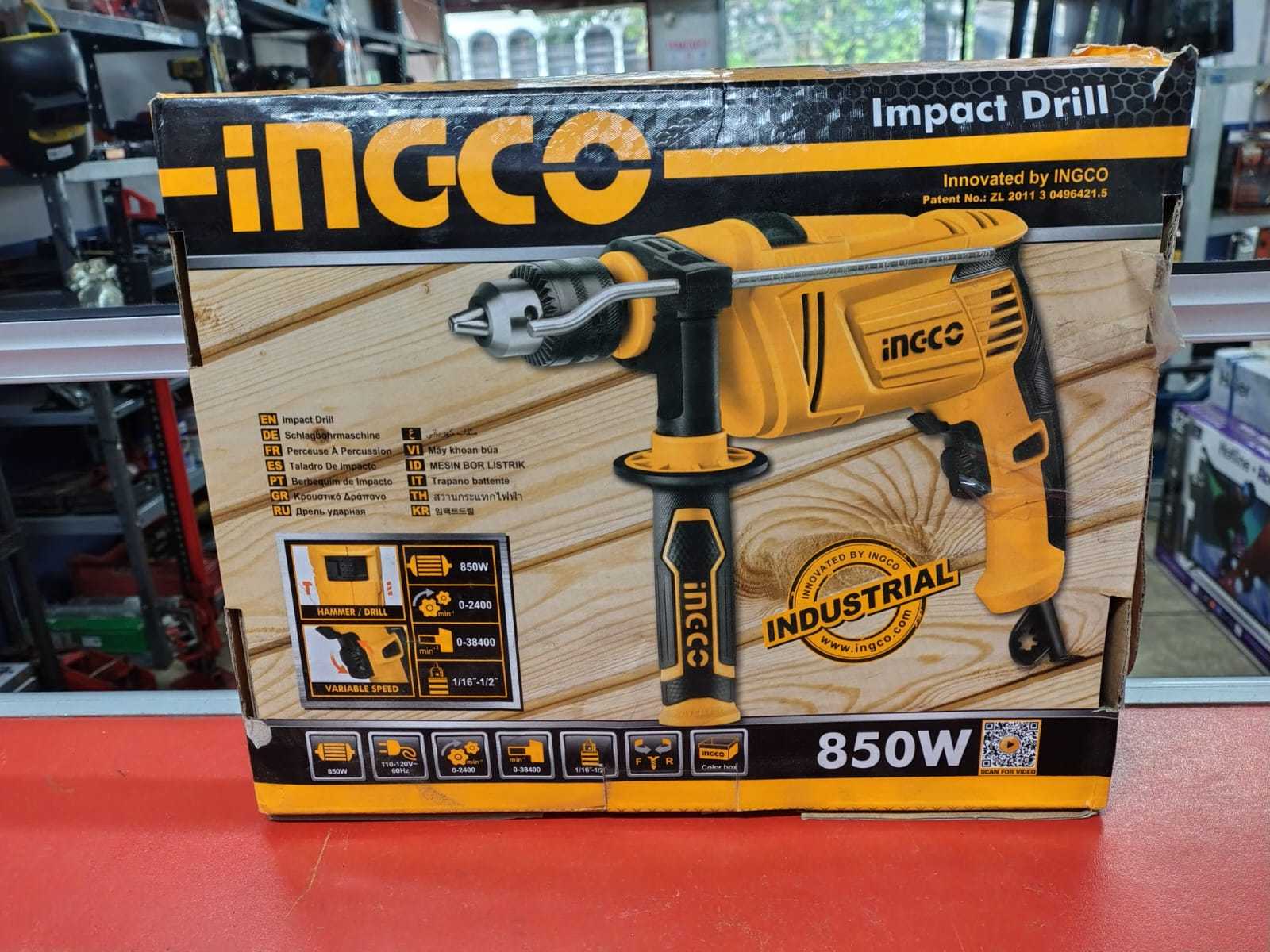 Precio 24 000,00 Ingco uid8508 Taladro Percutor de 12 850W Ingco UID8508 en caja