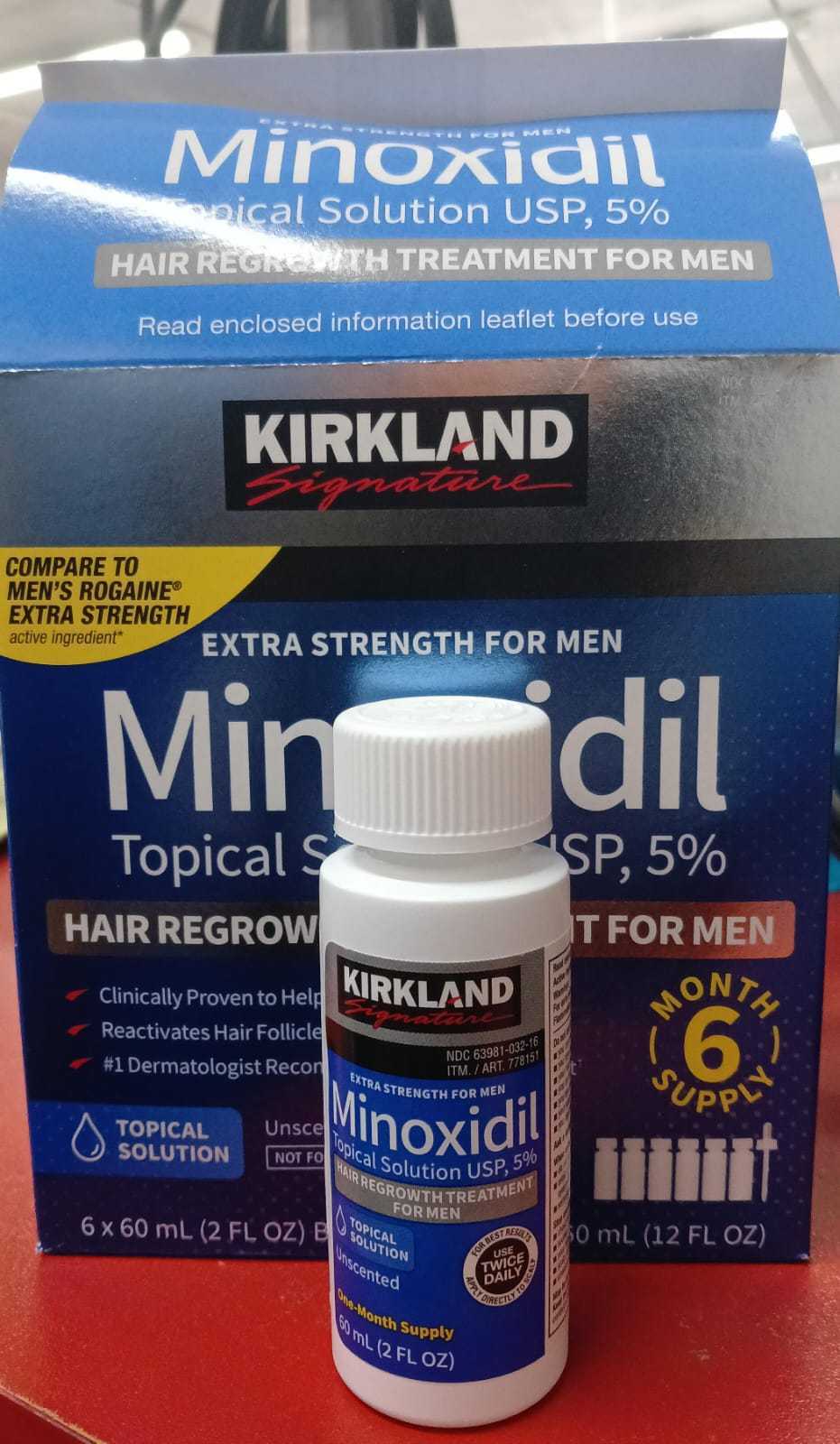 Precio 7 000,00 KIRKLAND  Minoxidil 5