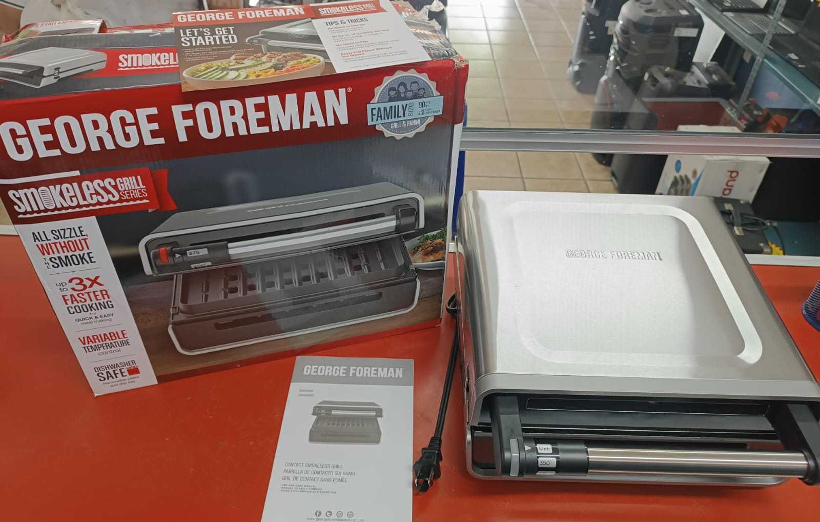 Precio 35 000,00 foreman  Parrilla electrica en caja Nueva