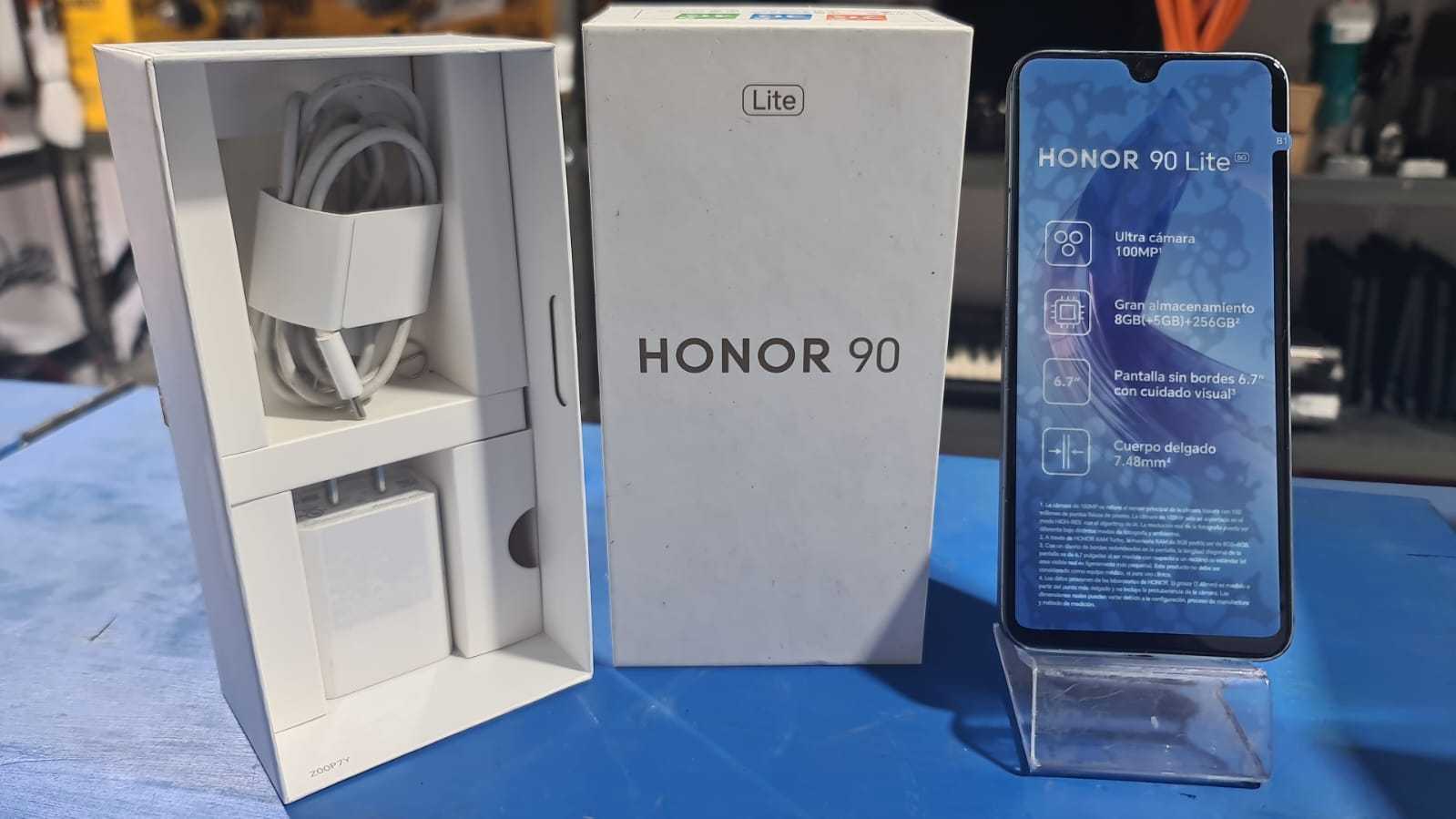 Precio 85 000,00 HONOR 90 LITE TELEFONO CELULAR 256 ROM 8 RAM EN CAJA COMPLETO CARGADOR